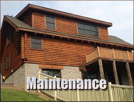  Jarratt, Virginia Log Home Maintenance
